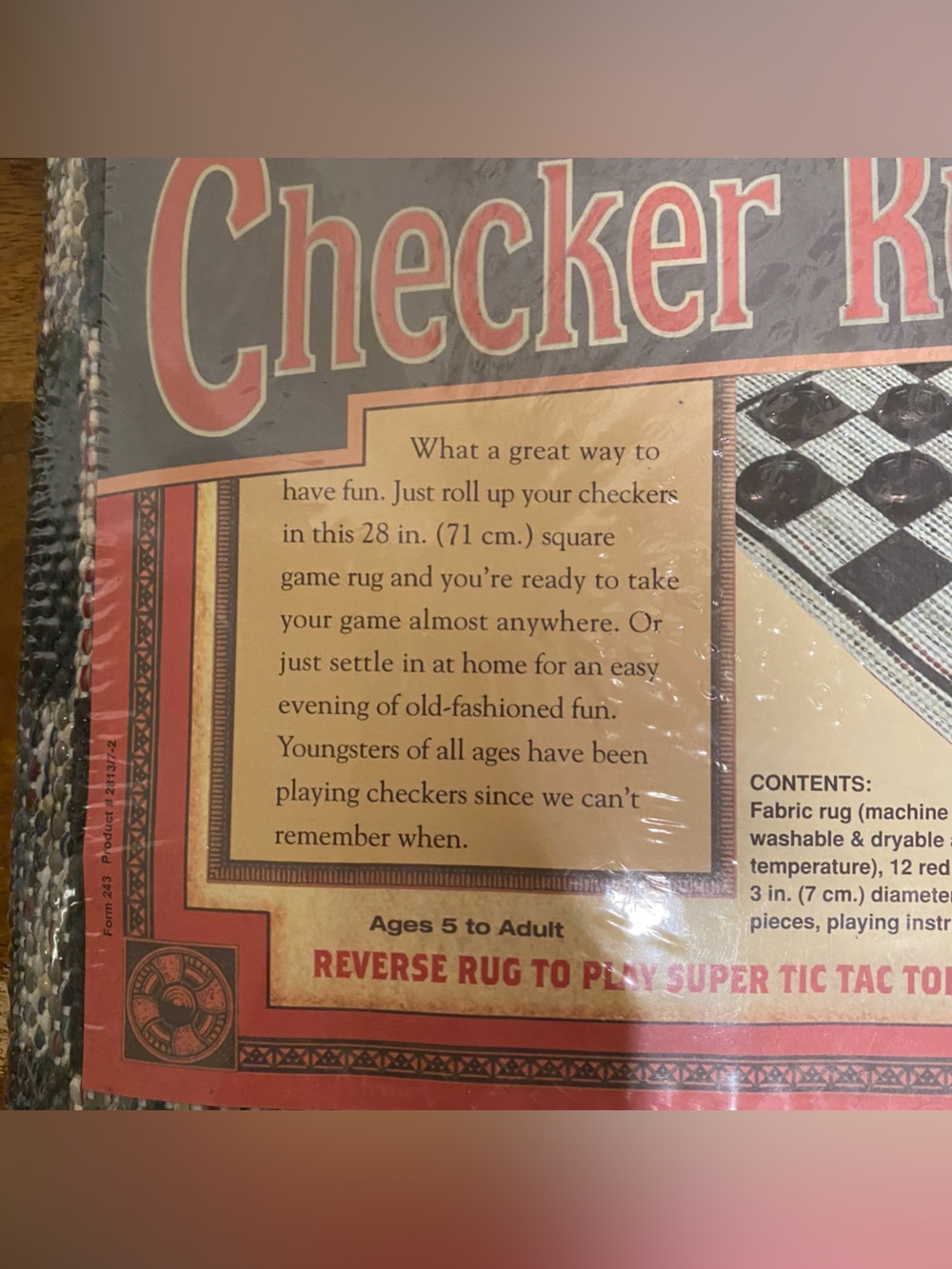 Checker Rug Game - Picture 4 of 4